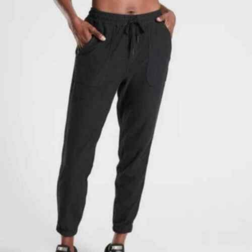 Athleta Farallon Black Jogger Pants